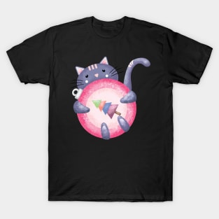 Cat meow christmas T-Shirt